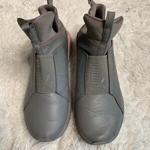 Puma Women's Gray Athletic Shoes